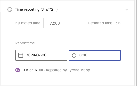 Estimate how much time it will take to do a task and record time spent on task