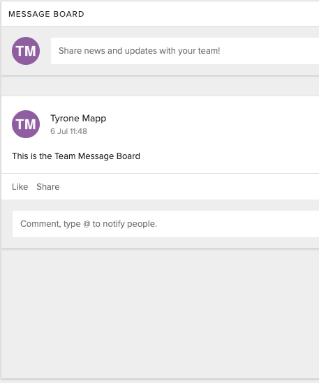 Chat in your respective teams for non-project related matters
